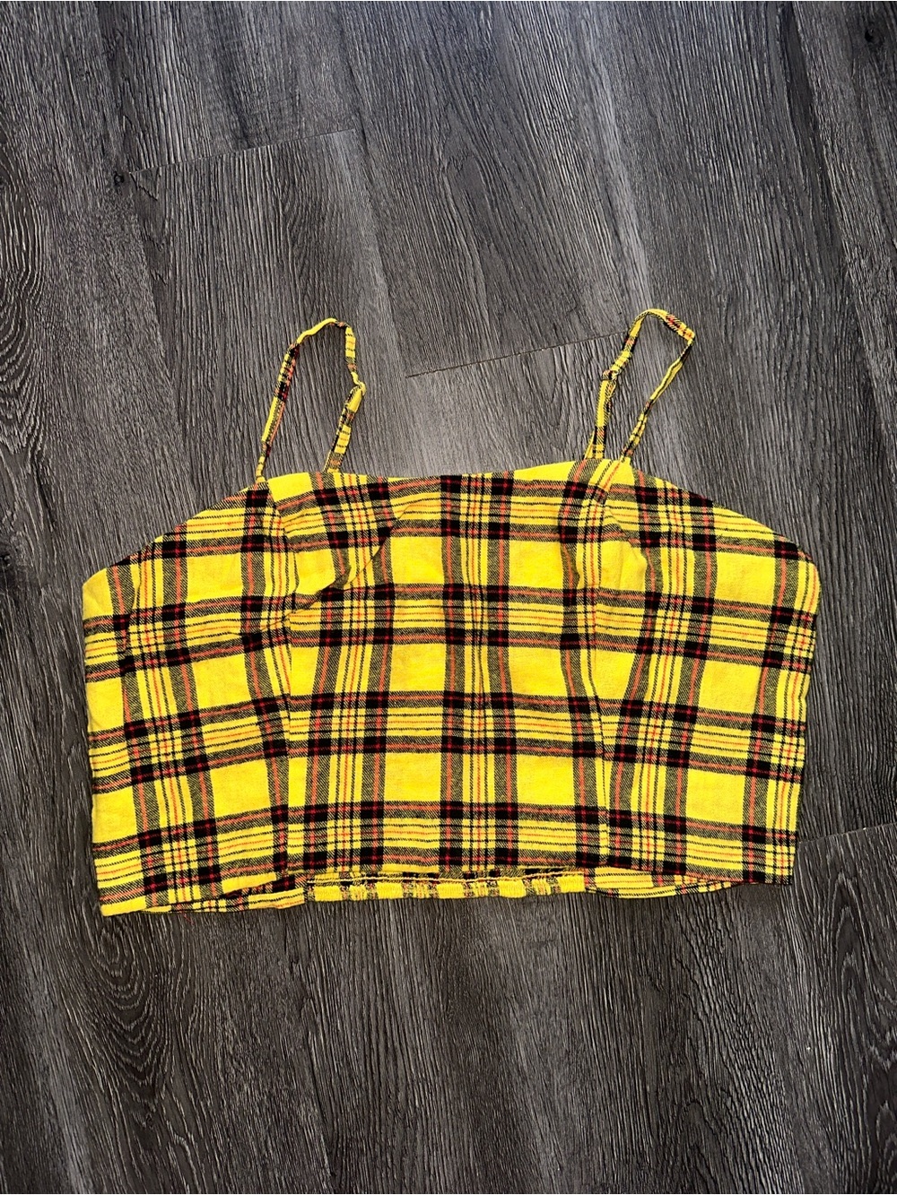 Plaid On Me Crop Top